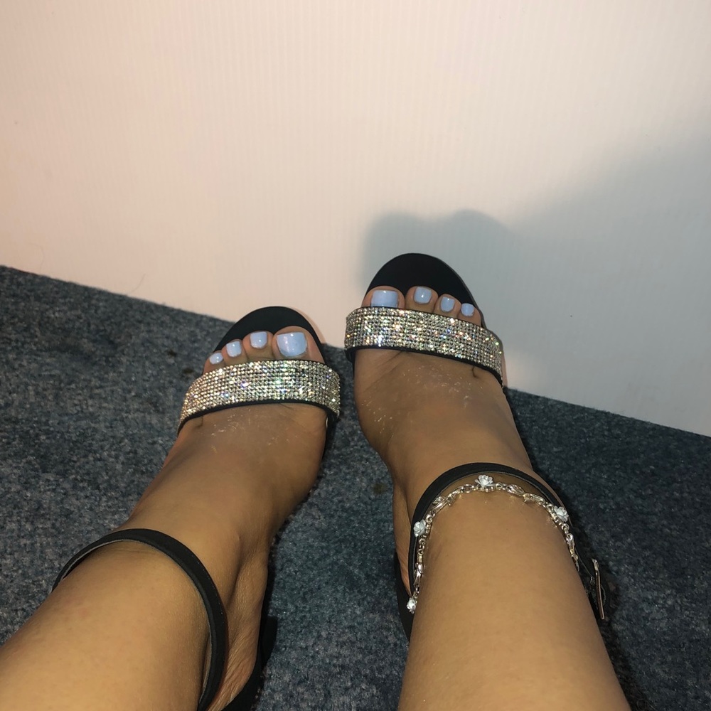 Black heels